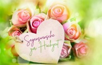 Doppelkarte - Segenswünsche zur Hochzeit